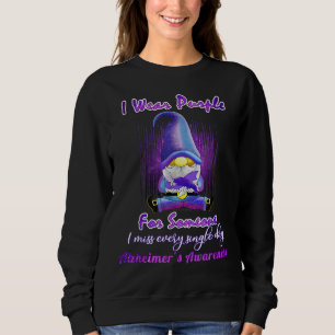 Sudadera Uso morado por alguien que extraño - el genoma de