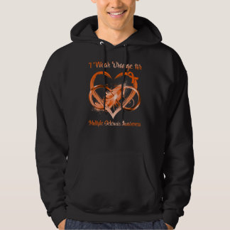 Sudadera Uso Naranja Para La Sensibilización Sobre Escleros