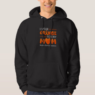 Sudadera Uso Naranja Para Mi Mamá Sra. Awareness Ribbon War