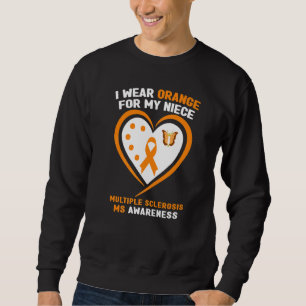 Sudadera Uso Naranja Para Mi Niña Sra Esclerosis Múltiple A