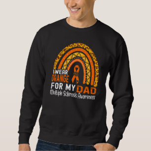 Sudadera Uso Naranja Para Mi Papá Con Awaren De Esclerosis