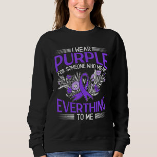 Sudadera Uso Púrpura Para Alguien Que Significa Todo Para