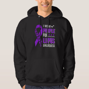 Sudadera Uso Púrpura Para Concienciar Al Lupus La Cinta Mar