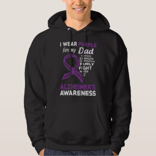 Sudadera Uso Púrpura Para La Conciencia De Mi Papá Alzheime
