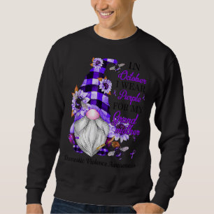Sudadera Uso Púrpura Para Mi Abuela Doméstica Púrpura V