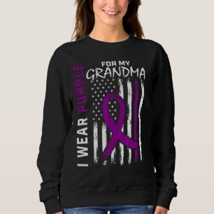 Sudadera Uso Púrpura Para Mi Abuela Epilepsia Awareness Fl