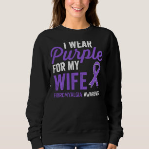 Sudadera Uso Púrpura Para Mi Esposa Fibromialgia Sensibiliz