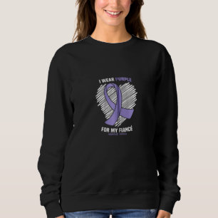 Sudadera Uso Púrpura Para Mi Fibromialgia Conciencia De Mi