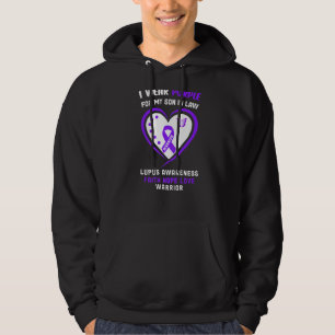 Sudadera Uso Púrpura Para Mi Hijo En La Ley Lupus Concienci