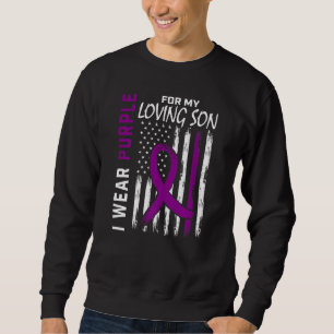 Sudadera Uso Púrpura Para Mi Hijo Epilepsia Conciencia Amer