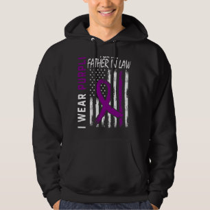 Sudadera Uso Púrpura Para Mi Padre En La Ley Lupus Concienc
