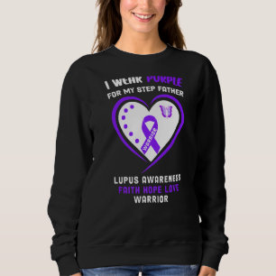 Sudadera Uso Púrpura Para Mi Paso Padre Lupus Conciencia