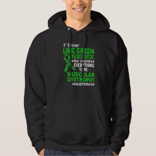 Sudadera Uso Un Verde Cálido Para La Conciencia De La Distr