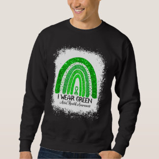 Sudadera Uso Verde Para La Conciencia De La Salud Mental Ci