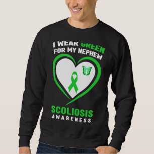 Sudadera Uso Verde Para La Conciencia De Mi Sobrino Scolios