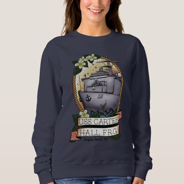 Sudadera USS Carter Hall FRG Swetshirt  (Anverso)