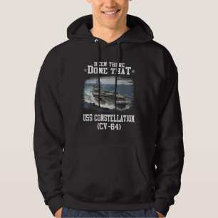 Sudadera USS Constellation CV-64 Aircaft Carrier Veteran Fa