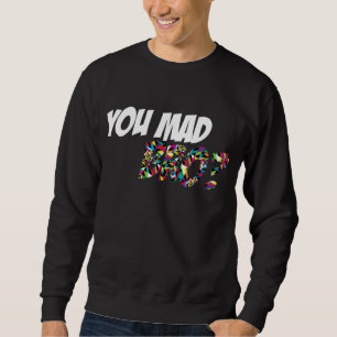 Sudadera Usted Bro enojado