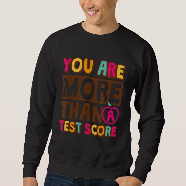 Sudadera Usted Es Más Que Un Estudiante Del Día De Prueba D (Anverso)