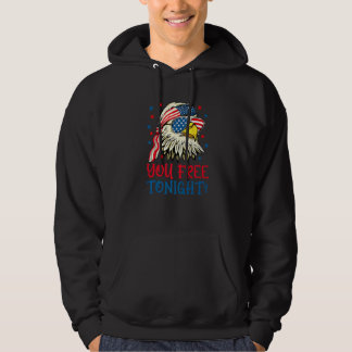Sudadera Usted Libre Esta Noche Águila Calva Peinado Americ