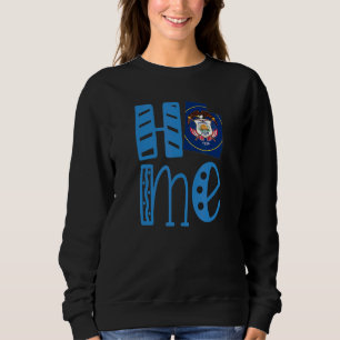 Sudadera Utah De Inicio En Cartas De Bloque