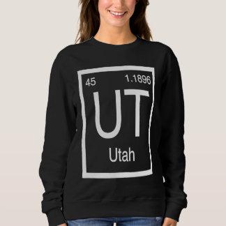 Sudadera Utah UT Periodic Table Home State Birth Place Prid