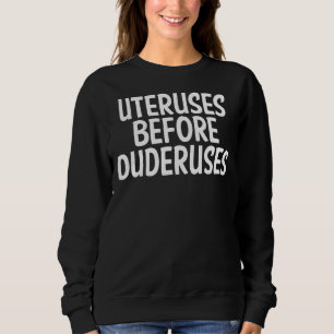 Sudadera Uterus antes de Duderusa Feminismo Igual