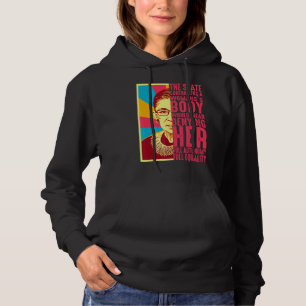 Sudadera Uterus Mi Cuerpo Mi Elección Pro Mujeres Feminista