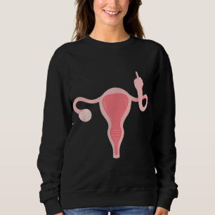 Sudadera Uterus Mi Cuerpo Mi Elección Pro Mujeres Feminista