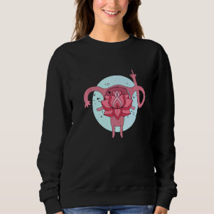 Sudadera Uterus muestra el feminismo feminista de centro de