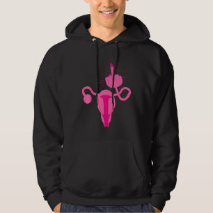 Sudadera Uterus muestra la feminista feminista F