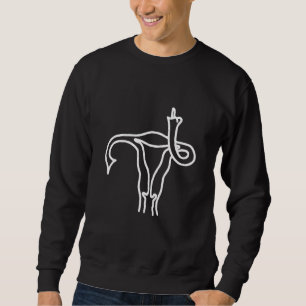 Sudadera Uterus muestra mujeres feministas de centro de la 