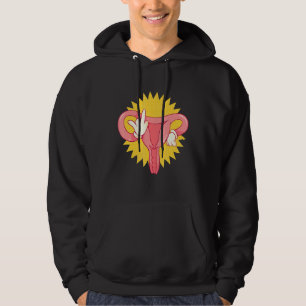 Sudadera Uterus, una feminista uterina furiosa, muestra el 