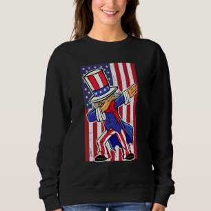 Sudadera Uu Dabbing Tío Sam 4 De Julio