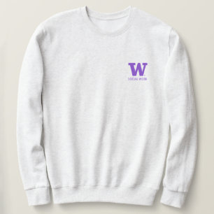 Sudadera UW SSW Gray Crewneck Sweshirt   Unisex