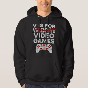 Sudadera V es para juegos de video divertido regalo contra