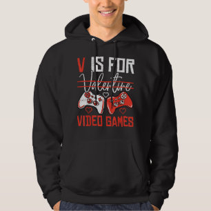 Sudadera V es para Vino Anti San Valentín bebiendo vino