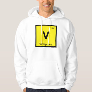 Sudadera V - Música de vibráfono Tabla periódica de química
