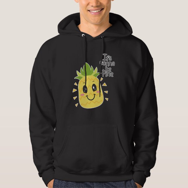 Sudadera Va A Ser Pine Pineapple Aloha Bebidas Hawaianas (Anverso)