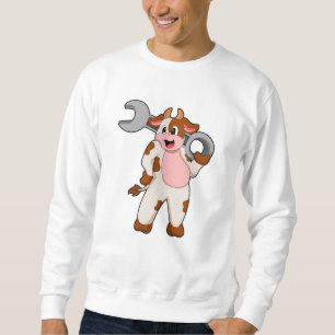 Sudadera Vaca como mecánica con llave