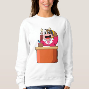 Sudadera Vaca como secretario con mesa