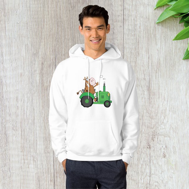 Sudadera Vaca conduciendo un tractor (Subido por el creador)