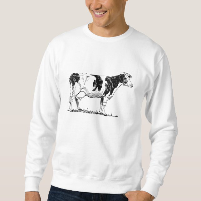 Sudadera Vaca de Holstein (Anverso)