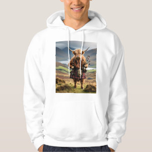 Sudadera Vaca de las Tierras Altas Escocesas Gaitero,