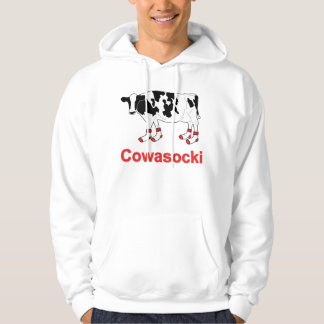 Sudadera Vaca de leche en calcetines - vaca de Cowasocki un