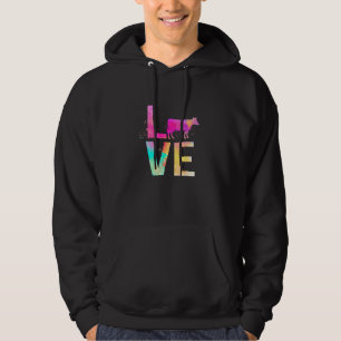 Sudadera Vaca de vaca colorida