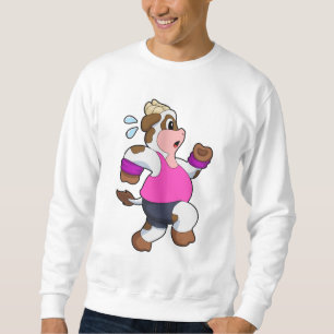Sudadera Vaca en ejecución