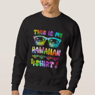 Sudadera Vacación Única de Verano Esto Es Mi Hawaiano Hombr