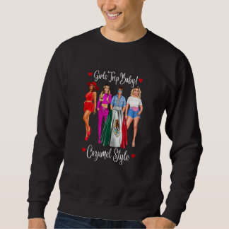 Sudadera Vacaciones de chicas latinas en Cozumel México par
