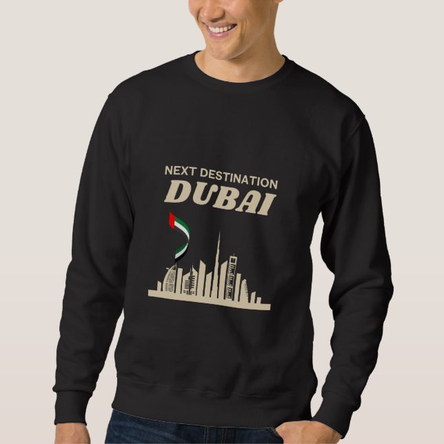 Sudadera Vacaciones de Emiratos Árabes Unidos en Dubai (Anverso)
